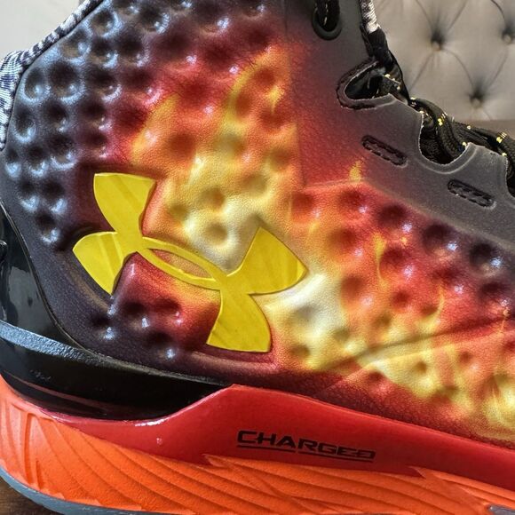 Under Armour Curry 1 Retro Curry Jam Basketball Shoes main image 13